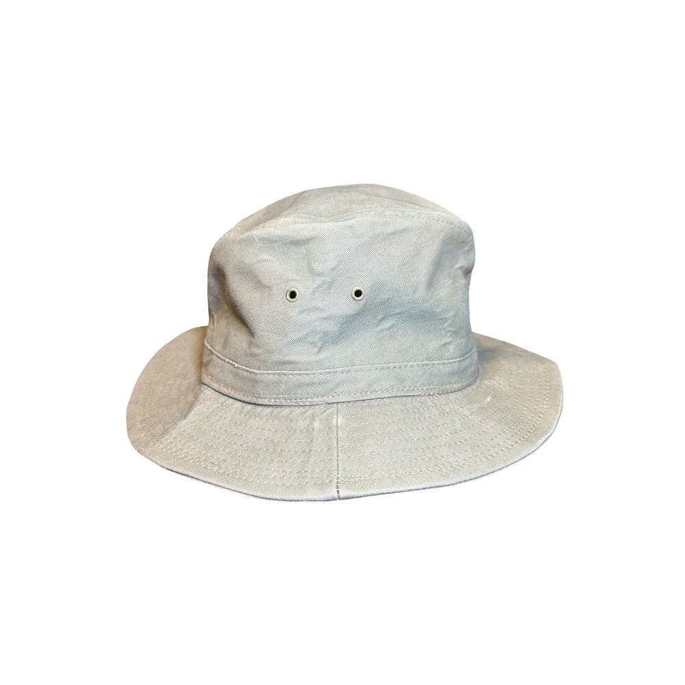 Stetson Safari Bucket Hat Tan Khaki Cotton Canvas Made in USA Small